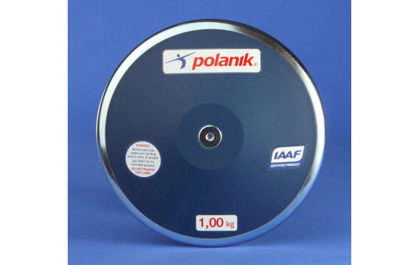 Диск соревновательный пластиковый 0,8 кг Polanik CPD11-0,8 600_380