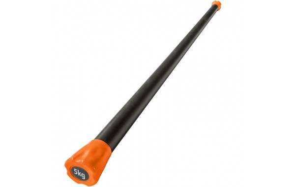 Бодибар обрезиненный Sportex 5 кг (оранжевый) 600_380