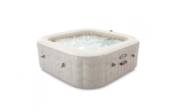 СПА-бассейн 196х71см, 1098л, квадратный, аэромассаж Intex Chevron Deluxe 28472 600_380