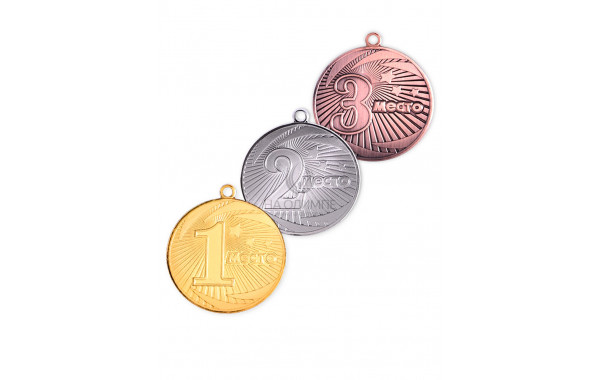 Комплект медалей MD07 (3 медали), цвет золото серебро бронза 333290 600_380