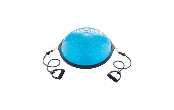 Полусфера Star Fit Bosu с эспандерами, с насосом GB-502 синий 600_380