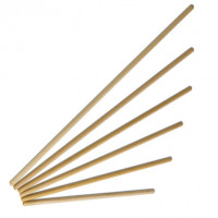 Гимнастическая деревянная палка Sportex 100см, d28 мм