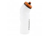 Бутылка для воды Torres 750 мл, безопасная непроливающаяся крышка SS1028 прозрачная, оранжево-черная крышка