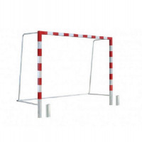Ворота для гандбола\мини-футбола Dinamika 300х200х130 см, сталь, под бетонирование, со стаканами (пара)