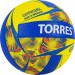 Мяч волейбольный Torres Grip Y V32185, р.5, синт.кожа (ТПУ), маш. сшивка, бут.камера,желто-синий 75_75