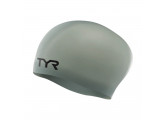 Шапочка для плавания TYR Long Hair Wrinkle-Free Silicone Cap LCSL-019 серый