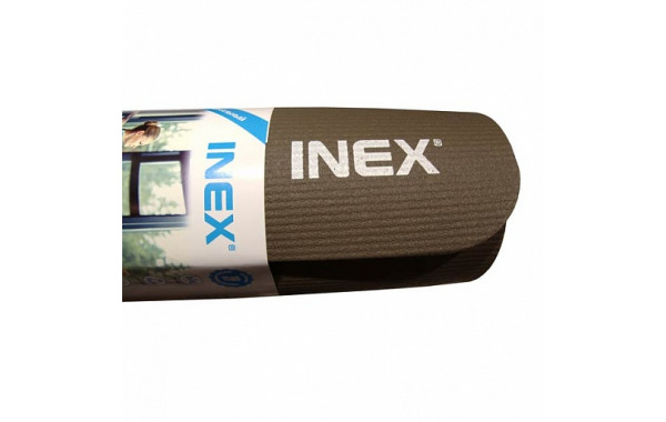 Гимнастический коврик Inex IN\RP-NBRM180\18-GY-RP, 180x60x1, серый 600_380