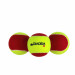 Мяч теннисный детский Diadem Stage 3 Red Ball 3шт, фетр BALL-CASE-RED желто-красный 75_75