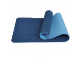 Коврик для йоги 183x61x0,6 см Sportex ТПЕ E33583 синий\голубой