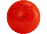Мяч для художественной гимнастики d19см Torres ПВХ AGP-19-06 оранжевый с блестками