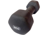 Гантель неопреновая 3,0 кг (черная) Sportex HKDB118-3.0