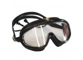 Очки полумаска для плавания взрослая (силикон) (черные) Sportex E33161-4