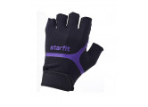 Перчатки для фитнеса Star Fit WG-103, черный/фиолетовый