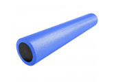 Ролик для йоги полнотелый 2-х цветный, 90х15см Sportex PEF90-47 синий\черный