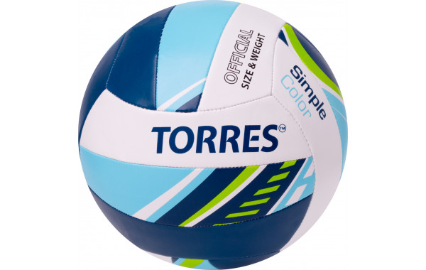 Мяч волейбольный Torres Simple Color V323115 р.5 600_380