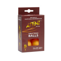 Мячи для настольного тенниса Atemi 1* оранжевый, 6 шт