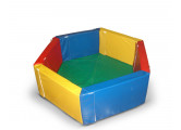 Сухой бассейн разборный шестиугольный расчитан на 800 шариков ФСИ 2283