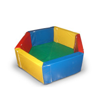 Сухой бассейн разборный шестиугольный расчитан на 800 шариков ФСИ 2283