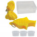Свисток Дельфин пластиковый в боксе, без шарика, на шнурке (желтый) Sportex E39266-3 75_75