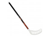 Клюшка для флорбола Realstick Tribal Jr, MR-KF-TR85-WH, 85см,прямой крюк,пластик,черн-бел-оранж