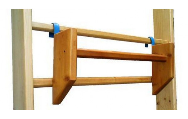 Турник деревянный навесной на гимнастическую стенку Ellada М790 600_380