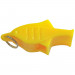 Свисток Дельфин пластиковый в боксе, без шарика, на шнурке (желтый) Sportex E39266-3 75_75