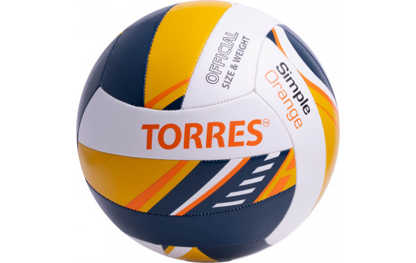 Мяч волейбольный Torres Simple Orange V323125 р.5 600_380