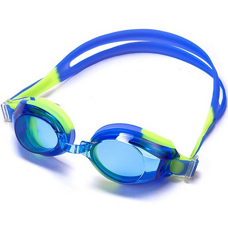 Очки для плавания детские Larsen DR-G103 синий\желтый 800_800