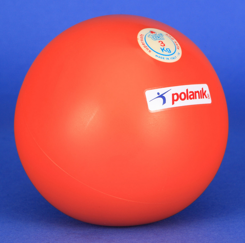 Ядро TRIAL, супер-мягкая резина, для тренировок на улице и в помещениях, 6 кг Polanik VDL6 805_800