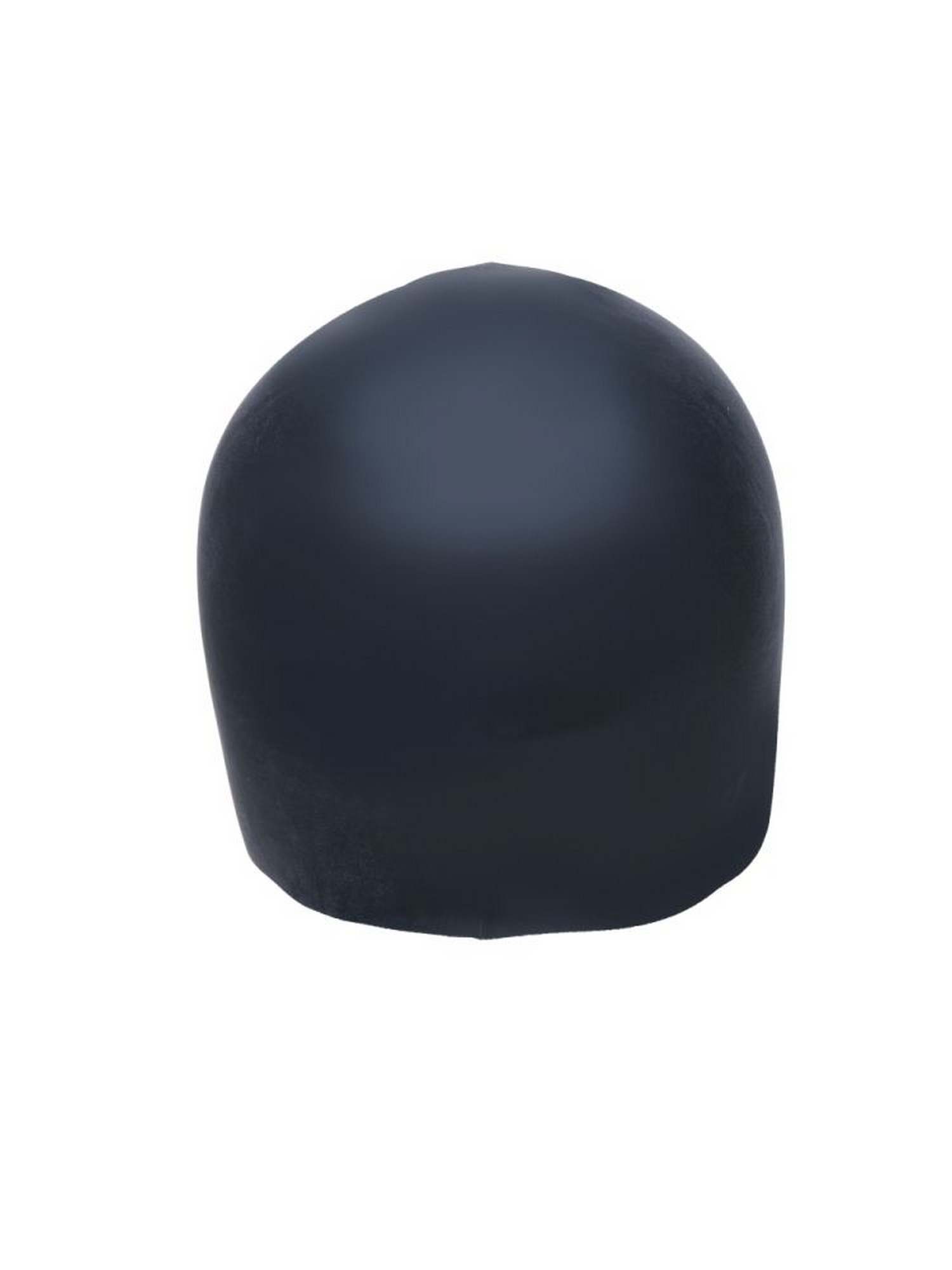 Шапочка для плавания Atemi kids silicone cap Deep black KSC1BK черный 1500_2000