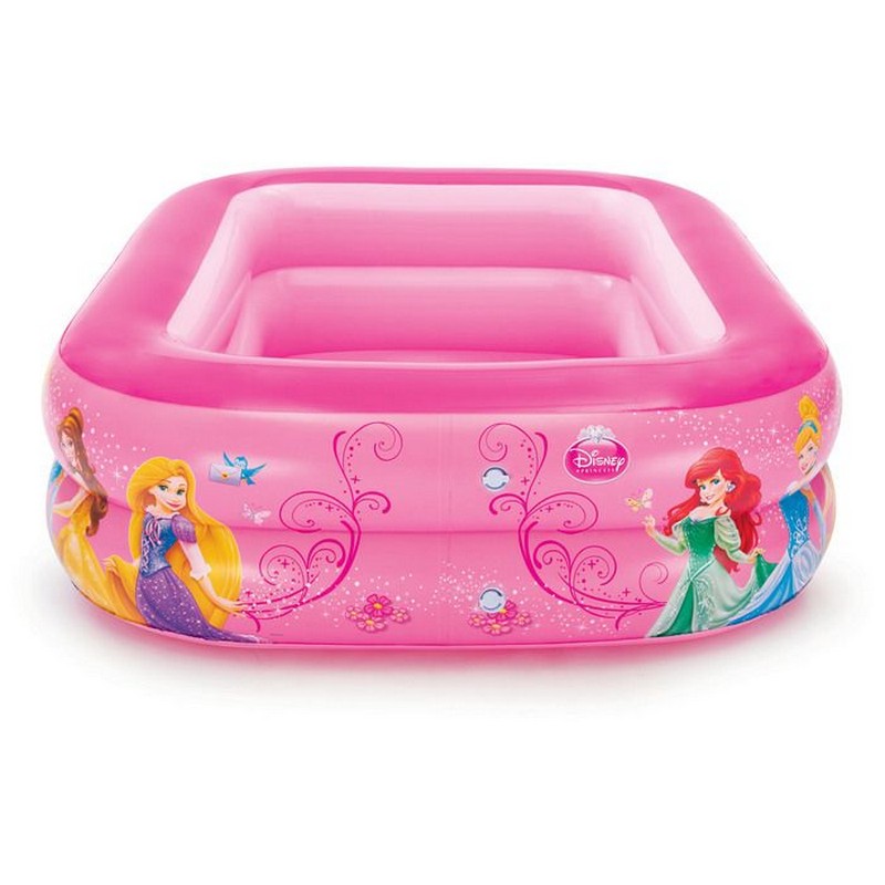 Детский надувной бассейн, прямоугольный 201х150х51см Bestway Disney Princess 91056 800_800