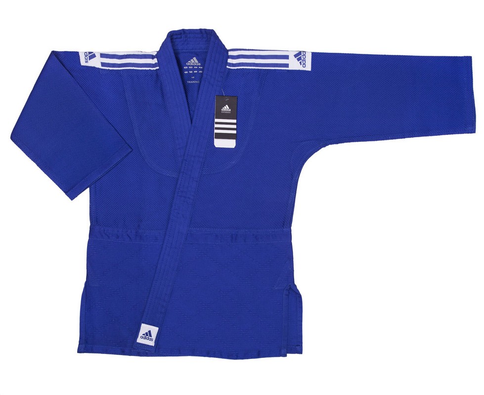 Кимоно для дзюдо Adidas подростковое Training J500B синее 979_800