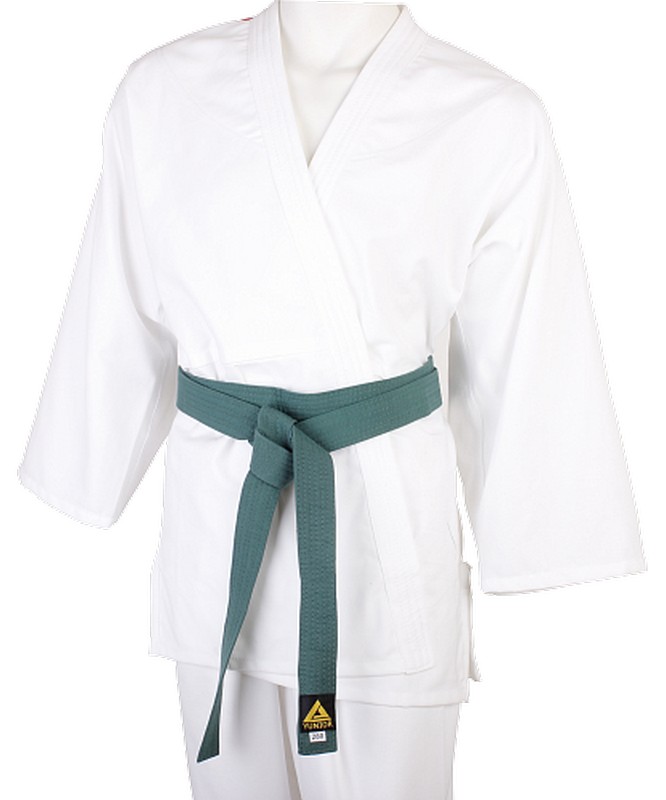 Пояс для кимоно Yunior зеленый 666_800