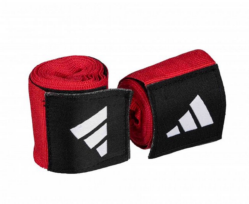 Бинты боксерские Boxing Pro Hand Wrap adiBP03S красный 977_800