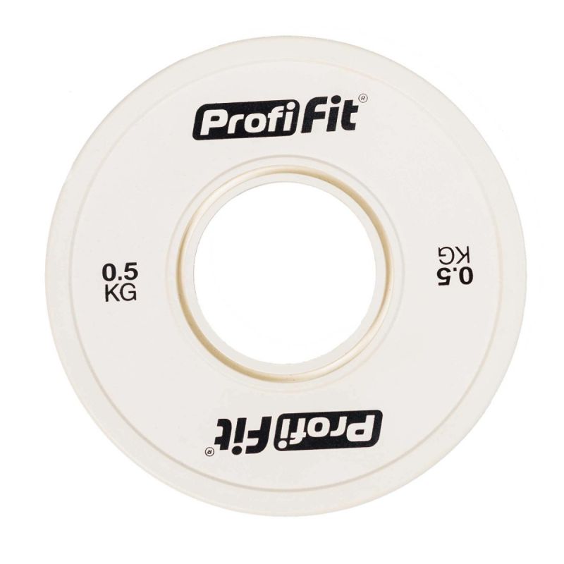 Диск обрезиненный цветной d51мм, 0,5 кг Profi-Fit 800_800