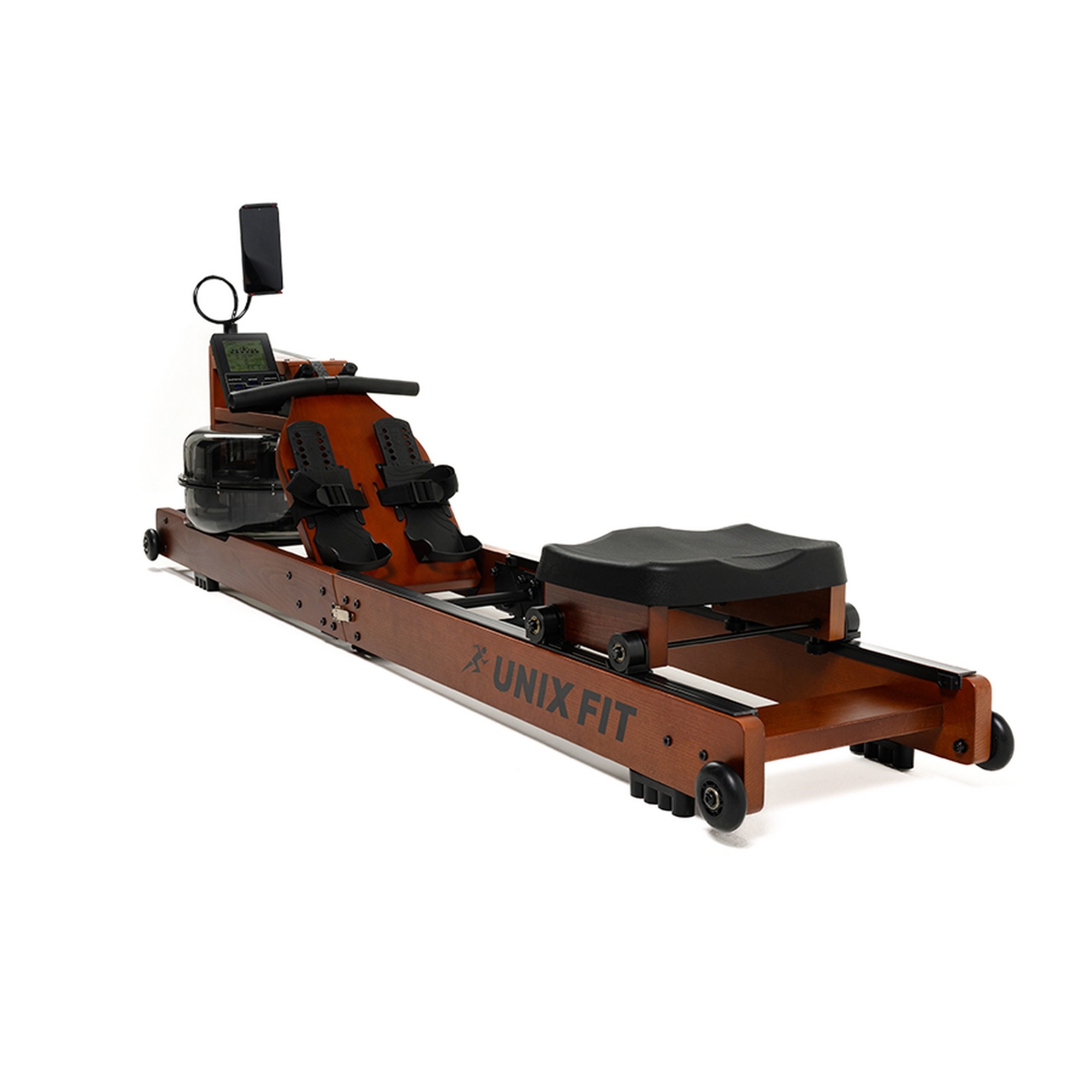 Гребной тренажер UnixFit Wood Rower Dark RM9000PDW 2000_2000