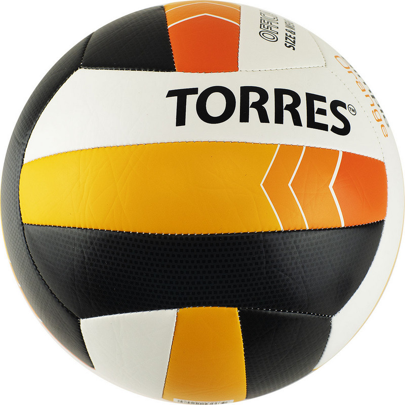 Мяч волейбольный Torres Simple Orange V32125, р.5 800_800