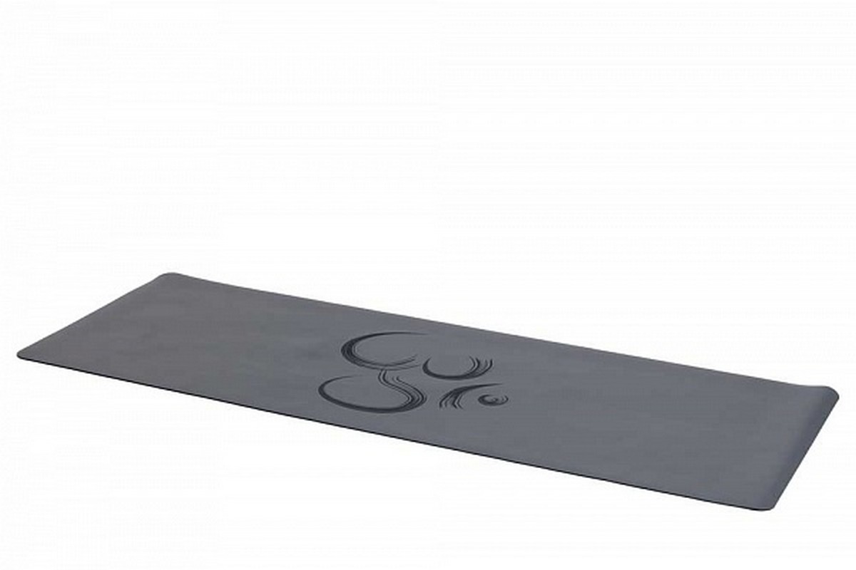 Коврик для йоги 185x68x0,4 см Inex Yoga PU Mat полиуретан c гравировкой PUMAT-120 темно-серый 1200_800