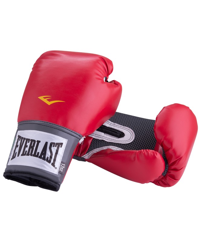 Перчатки боксерские Everlast Pro Style Anti-MB 2110U, 10oz, к/з, красный 665_800