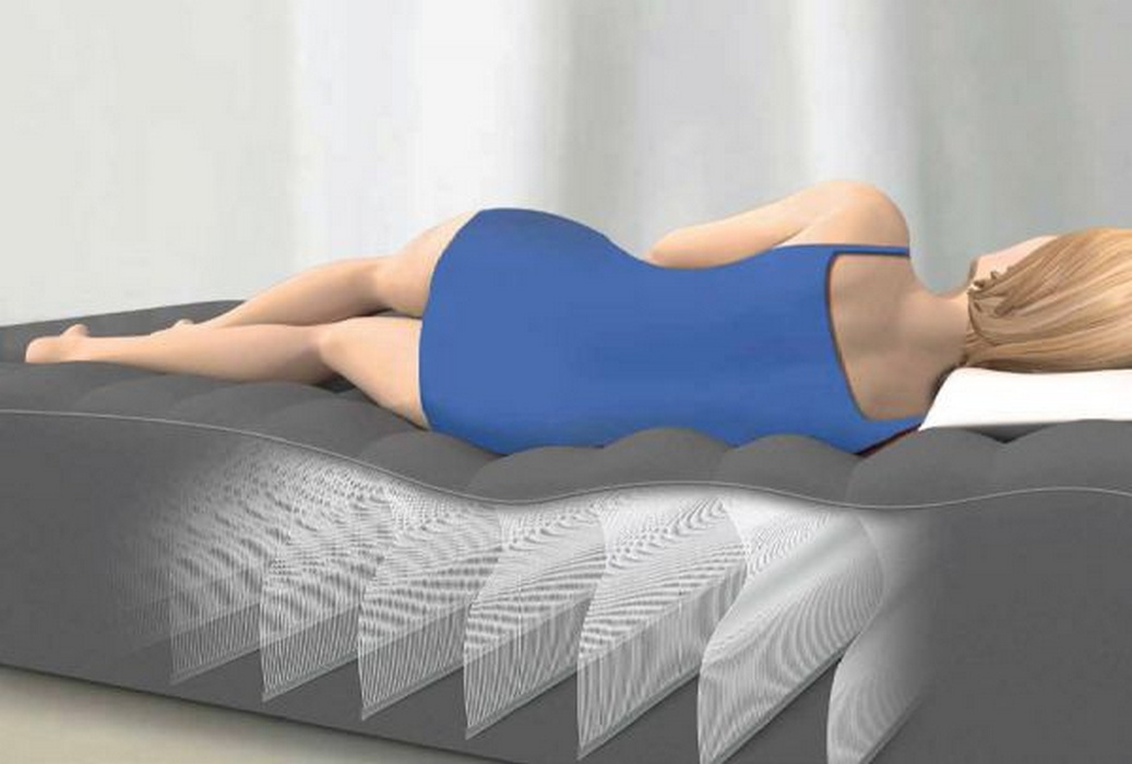 Надувная кровать Intex Comfort-Plush 99х191х33см, встроенный насос 220V 67766 1037_700