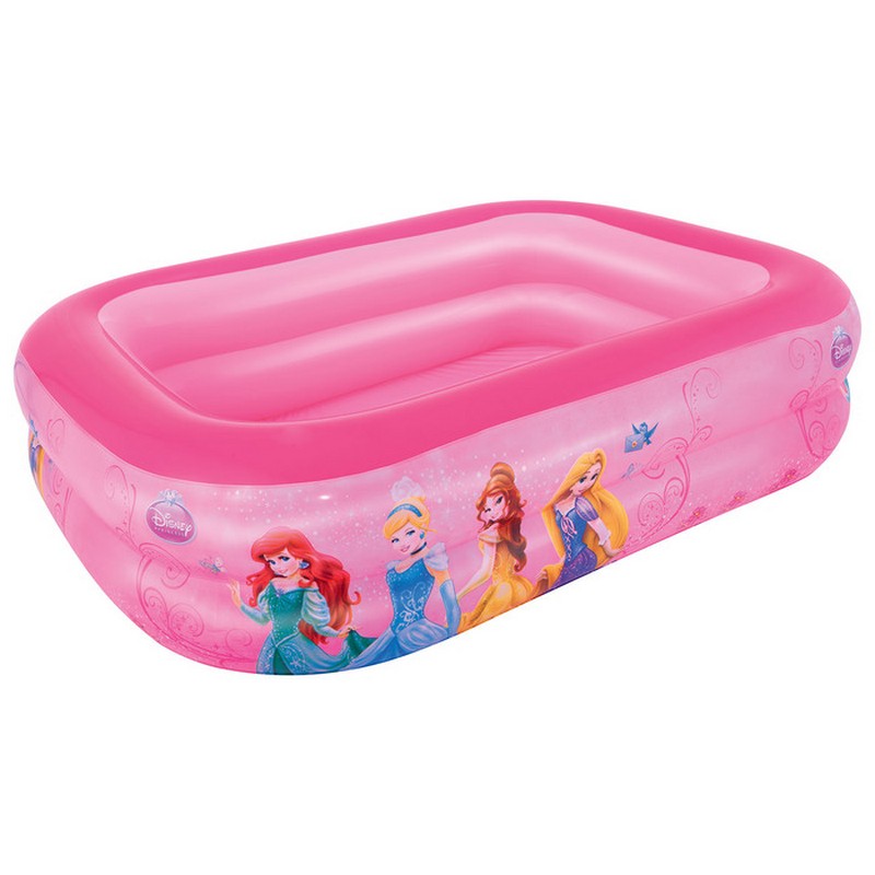 Детский надувной бассейн, прямоугольный 201х150х51см Bestway Disney Princess 91056 800_800
