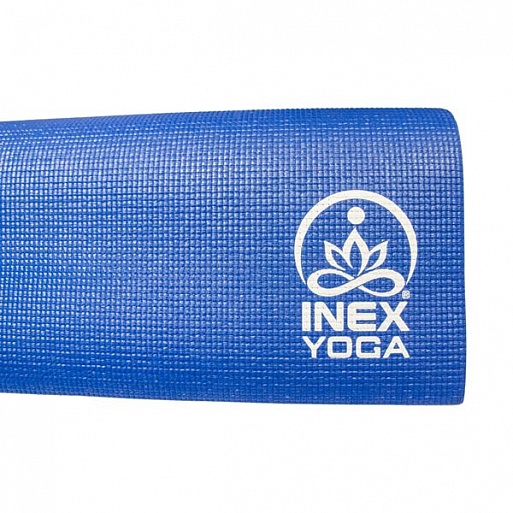 Коврик для йоги Inex Yoga Mat IN\RP-YM35\BL-35-RP, 170x60x0,35, синий 513_513