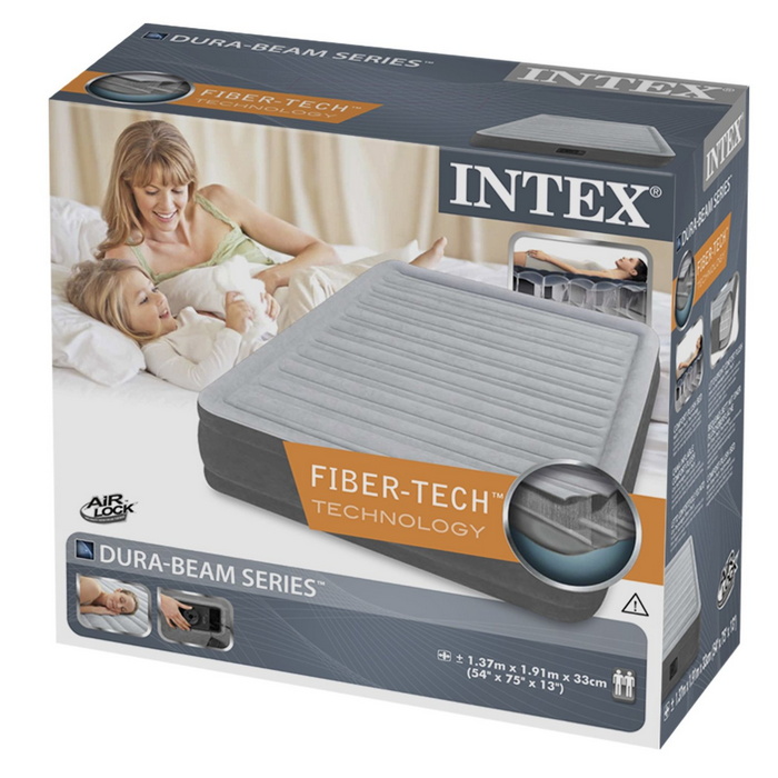 Надувная кровать Intex Comfort-Plush 99х191х33см, встроенный насос 220V 67766 700_700