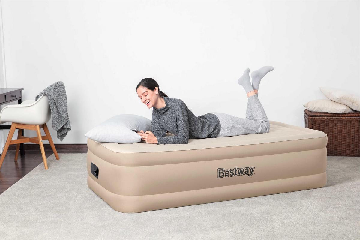 Надувная кровать Bestway Fortech Airbed 191x97x46см, встроенный электронасос 69048 1200_800