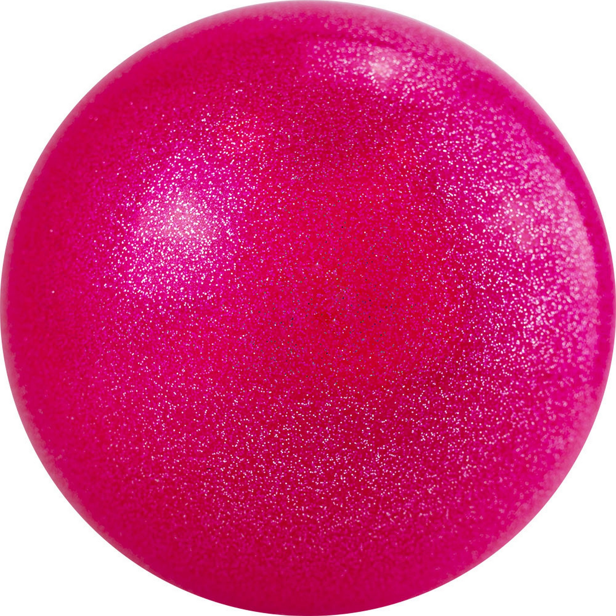 Мяч для художественной гимнастики d19 см Torres ПВХ AGP-19-08 малиновый с блестками 2000_2000