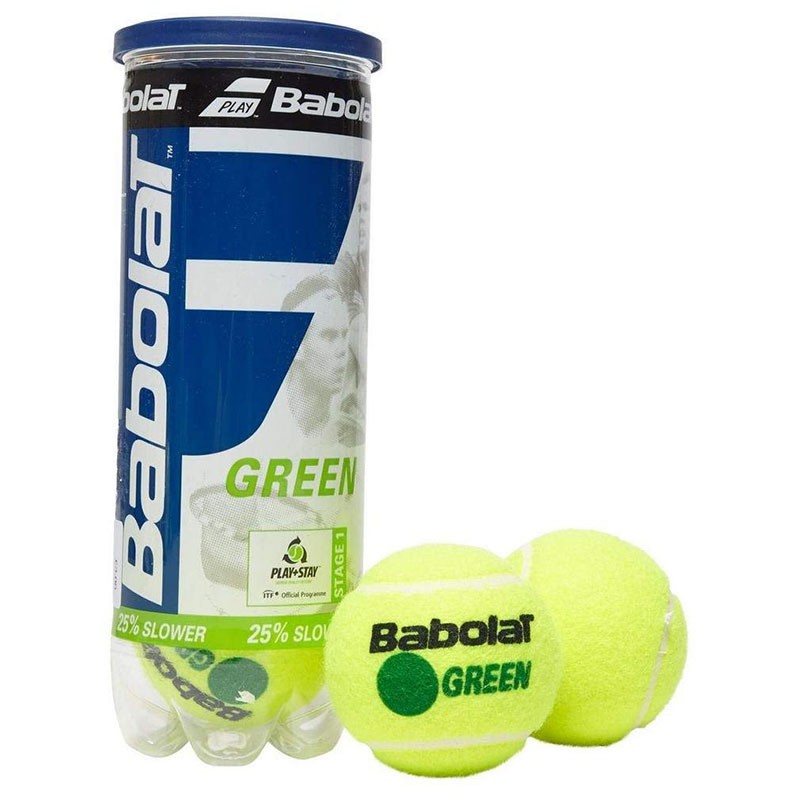 Мячи для большого тенниса Babolat Green 501066 3 шт желто-зеленый 800_800