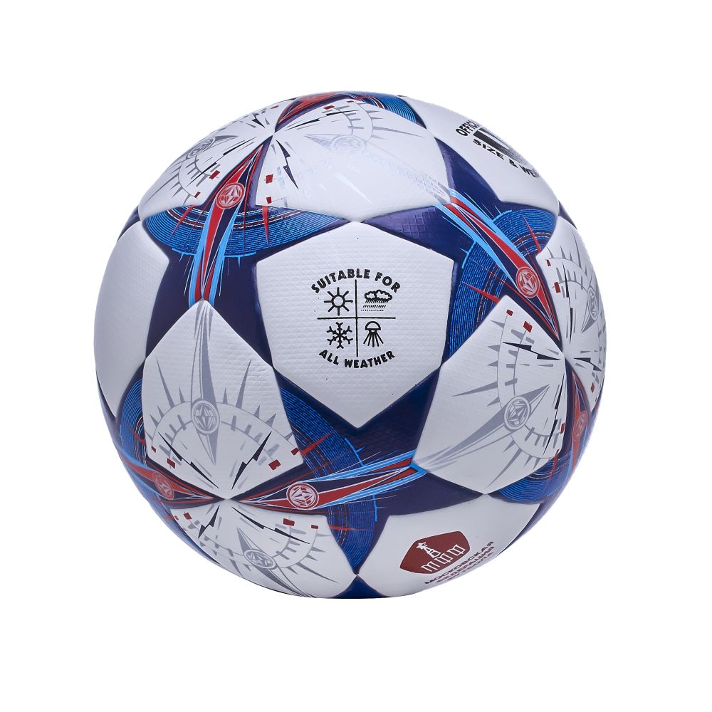 Мяч футбольный Atemi STELLAR-2.0, PU+EVA, бел/син/оранж., р.5, Thermo mould (б/швов) 1000_1000