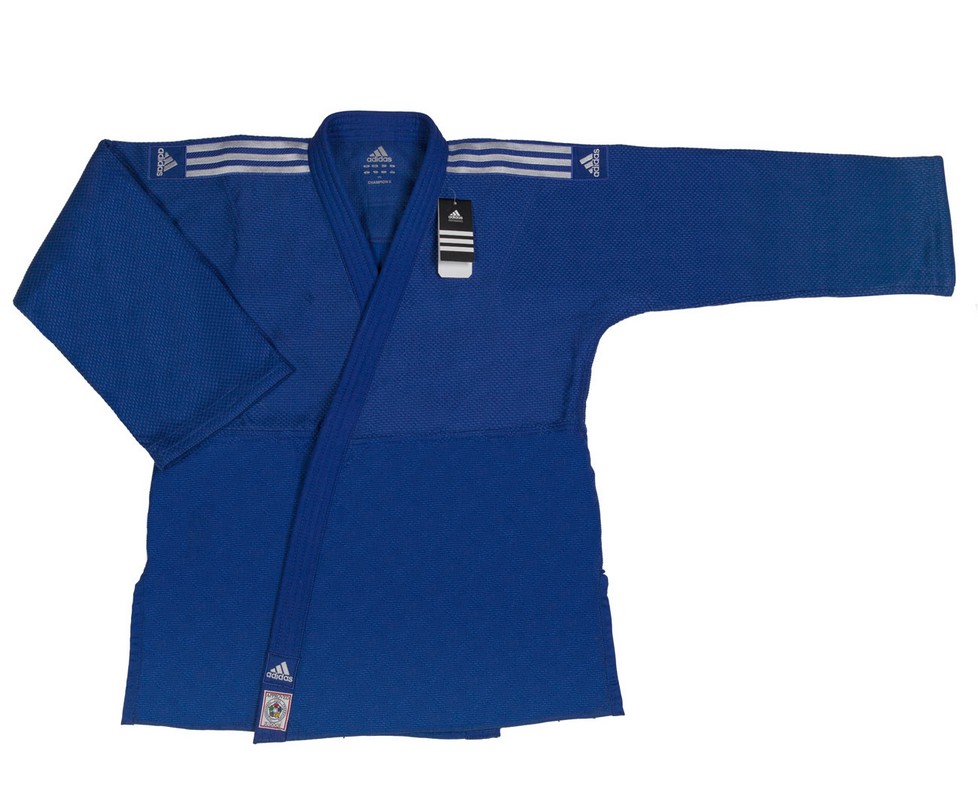 Кимоно для дзюдо Adidas Champion 2 IJF Slim Fit синее J-IJFSB 978_800