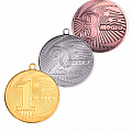 Комплект медалей MD07 (3 медали), цвет золото серебро бронза 333290 120_120