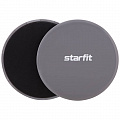 Глайдинг диски для скольжения Core Star Fit FS-101 серый\черный 120_120